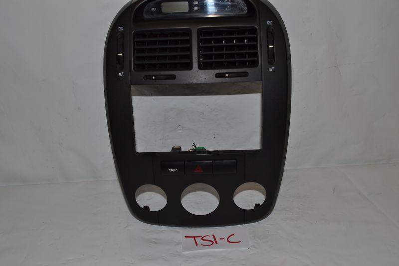 05 06 07 08 09 kia spectra dash assembly 2.0l radio trim bezel black w/ vents