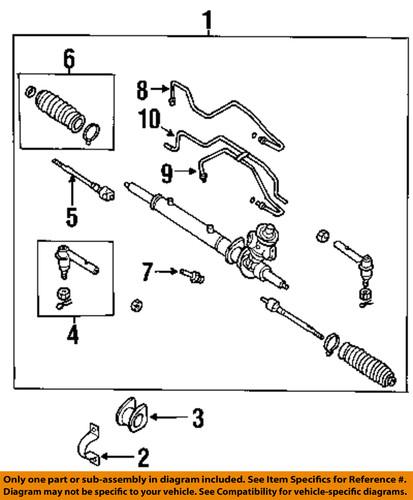 Nissan oem 483770b000 rack & pinion mount bushing