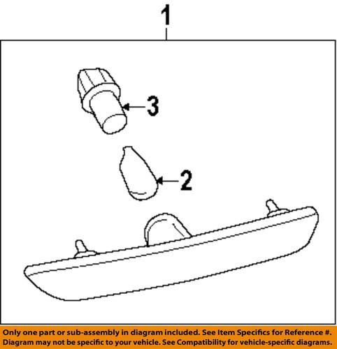 Ford oem ar3z15a201a side marker lamp