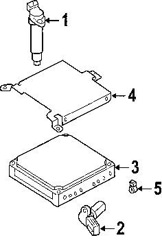 Nissan 237316n21a genuine oem factory original camshaft position sensor