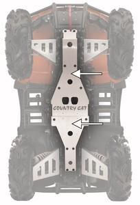 Arctic cat atv skid plate