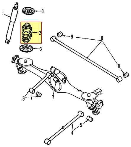 Kia 0k08e28010a genuine oem factory original coil spring