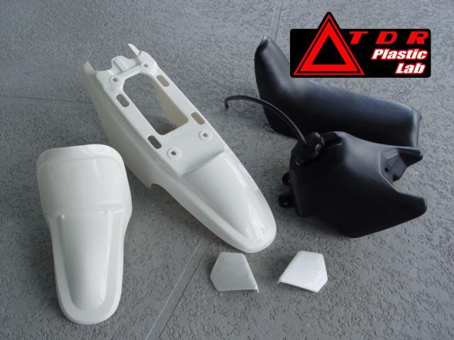 Yamaha pw50 pw 50 white plastic fender kit and seat new