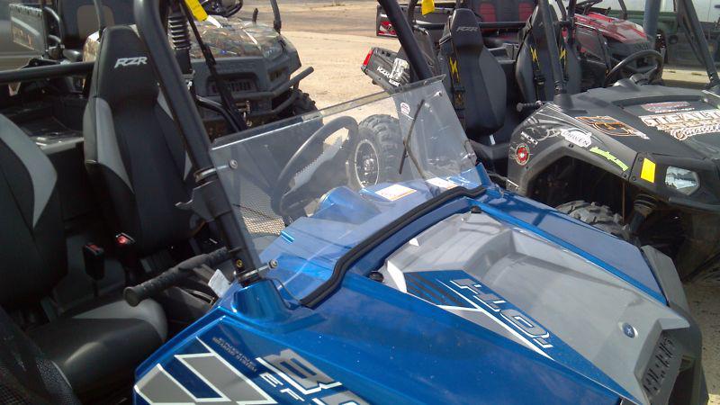 Polaris rzr rzrs rzr4 900xp 2008 thru 2013 half windshield 13'' tall!!!!!!!!!!!!