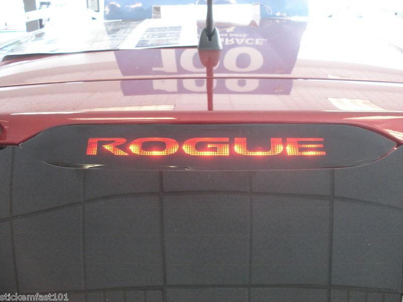 Nissan rogue 3rd brake light decal overlay 08 09 2010