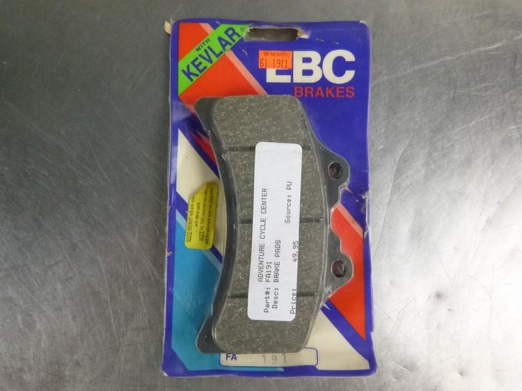 Ebc motorcycle brake pad ebc fa191 new