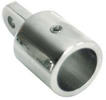 Whitecap top cap fitting stainless steel - 7/8" & pin: 1/4" 6101c