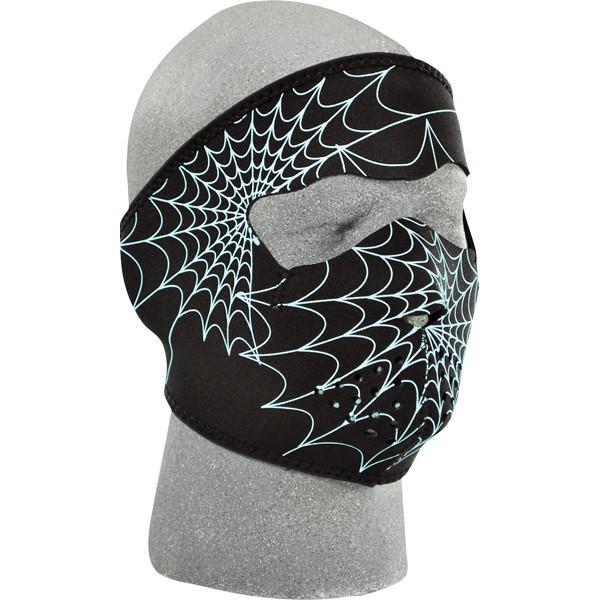 Zan headgear full face neoprene mask  glow web