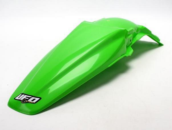 Ufo plastics rear fender green for kawasaki kx 250f 450f 09