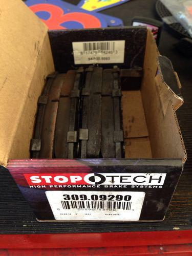 Stoptech perforance disc brake pads: 08+ wrx front and rear