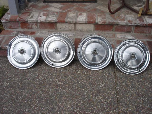 Kustom 0r rat rod 1950's desoto hubcaps 4ea  check it out