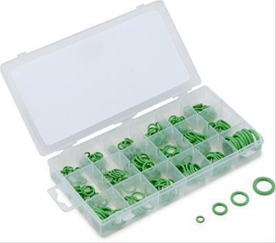 Titan tools o-rings hbnr assortment 270-piece rubber green clear plastic case