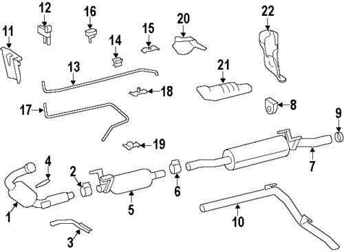 Mercedes-benz 9069950202 genuine oem factory original muffler & pipe clamp