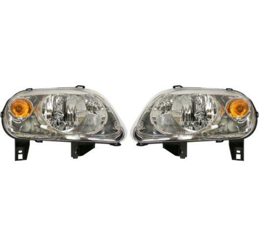 06-11 chevy hhr black bezel performance headlight headlamp pair set of 2 new