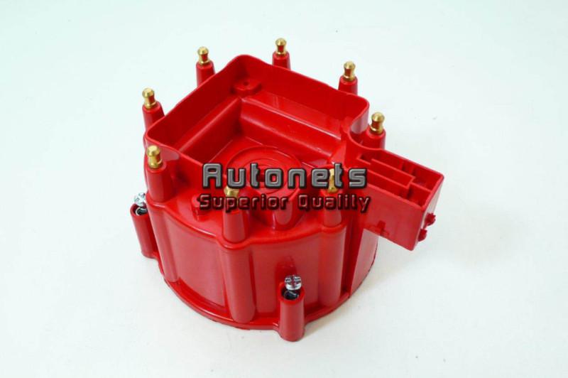 Replacement hei distributor cap red brass terminal gm chevy street hot rat rod