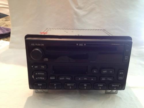 01-04 ford mustang oem factory am/fm - cd - cassette for sale.