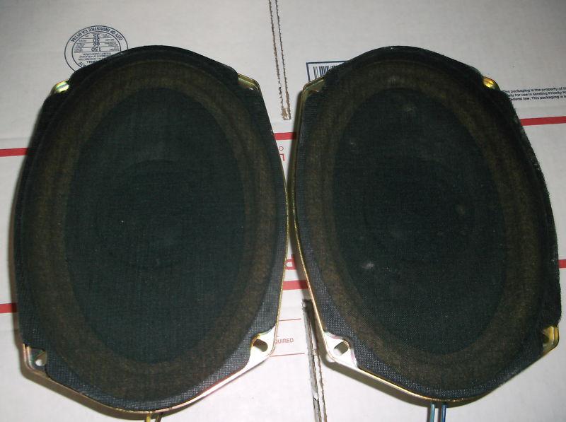 Gm delco 10 ohm 6x9 speakers original gm very nice chevelle camaro nova gto 442