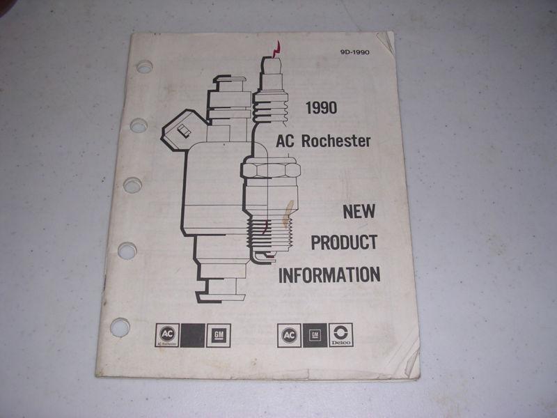 1990 ac rochester gm production information for fuel injection