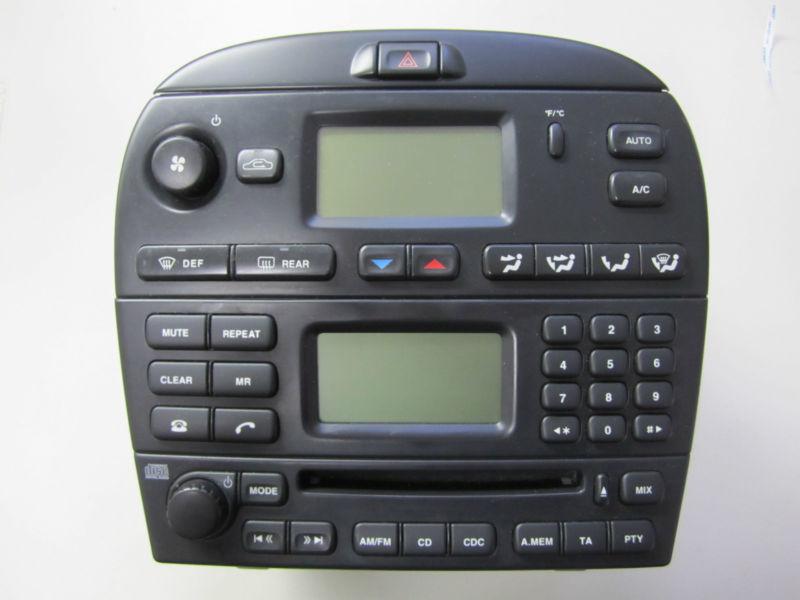 Jaguar x-type oem radio/ cd player / hvac climate control 02 03 04 05 