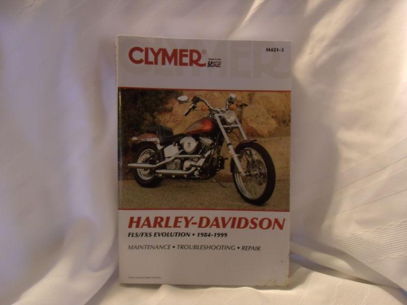 Harley davidson clymer fls/fxs maintenance and troubleshooting and repair