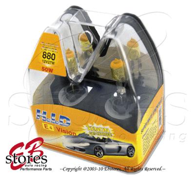 27w 880 golden yellow xenon hid foglight light bulbs