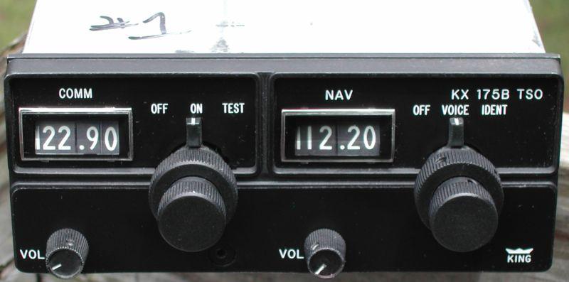 King KX170B NavCom with VORLocalizer