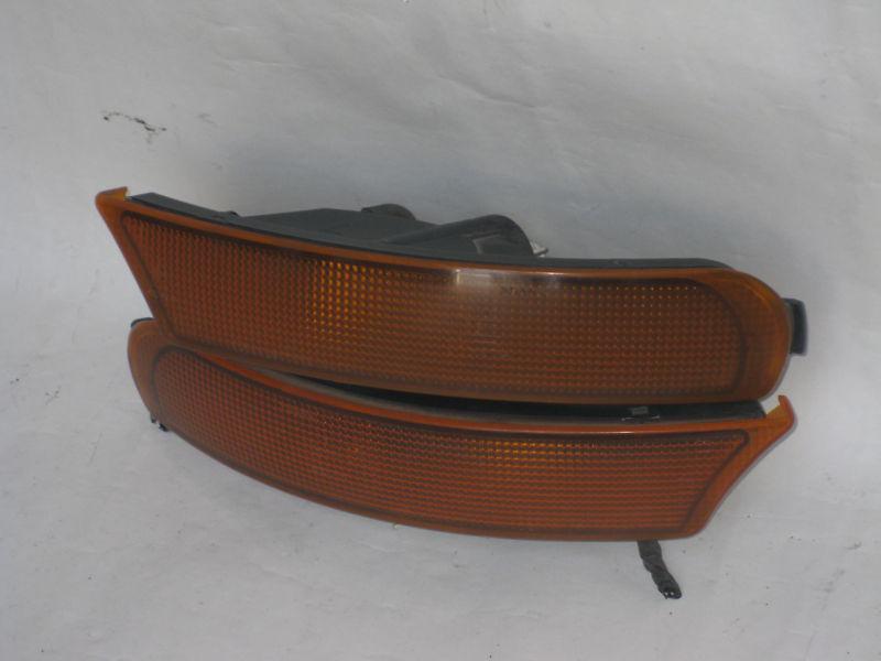 Jdm subaru impreza gc8 sedan front bumper amber winker oem