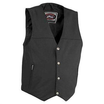 New river road granite leather motorcycle vest