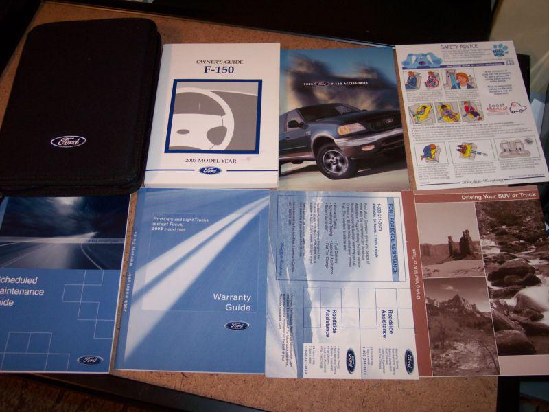 2003 ford f-150 owners manual guide with case--b0184