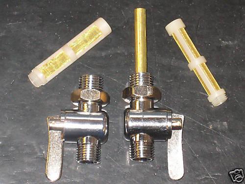 Petcocks triumph norton bsa fuel tap valves petcock set