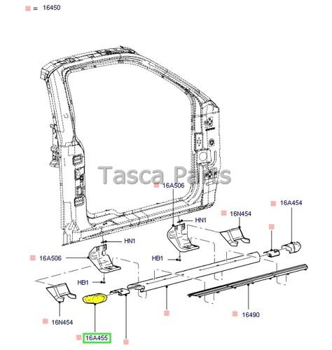 New oem front lh or rear rh side tubular step bar end cap 2004-2013 ford f-150