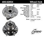 Centric parts 400.62004 rear hub assembly