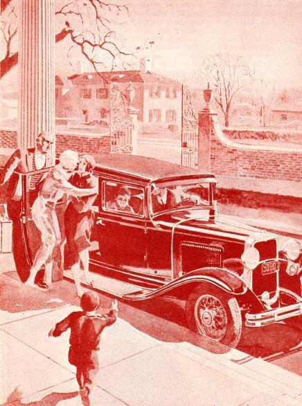 Vintage  original  1931  chevrolet  standard  sedan  ad- 10 1/2 " x 14 "