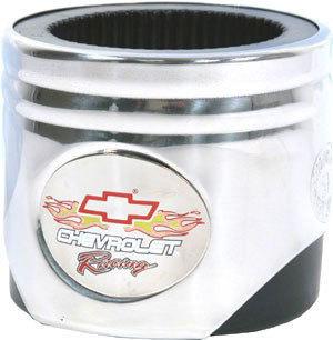 Chevrolet racing piston koozie is ready for race day gear headz products 