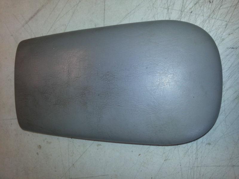 1997-2002 ford expedition f-150 armrest console cover lid with hinge grey gray