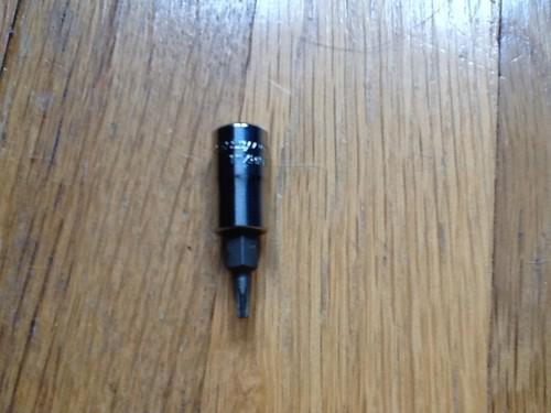 Snap on tools ttxr10e t10 tamper resistant torx driver 1/4 drive