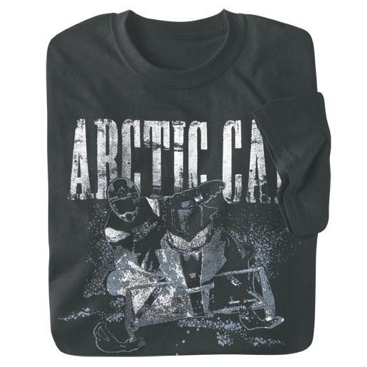 Arctic cat 2013 men's sled black short sleeve t-shirt 3xl