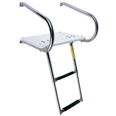  i-o swim platform with telescoping ladder garelick