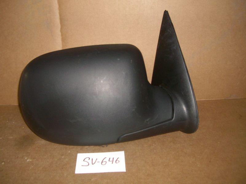 99-07 gmc sierra 1500 passenger right hand rh side view mirror manual