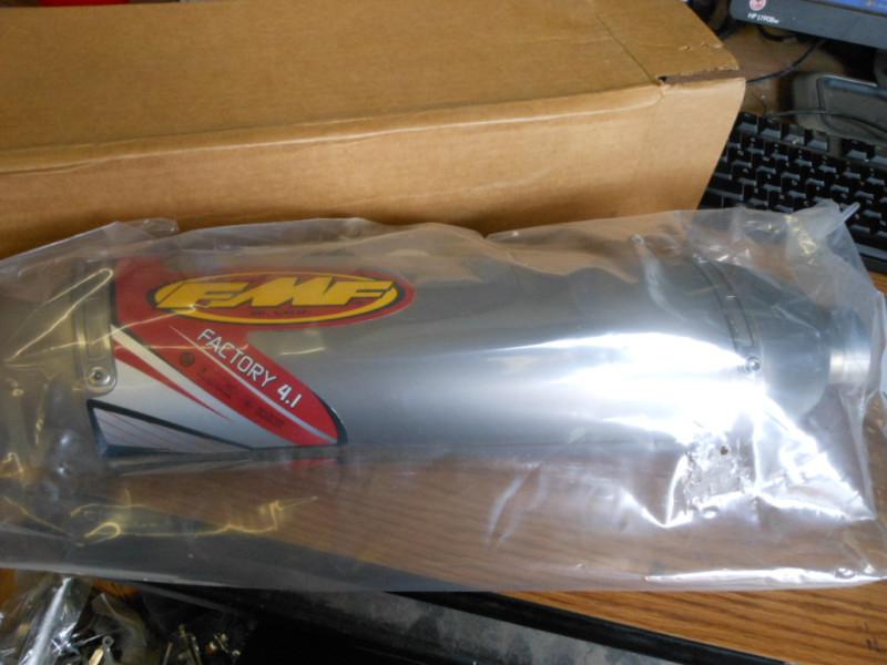 New fmf factory 4.1 v2 exhaust muffler 2005-2007 suzuki rmz450 840912