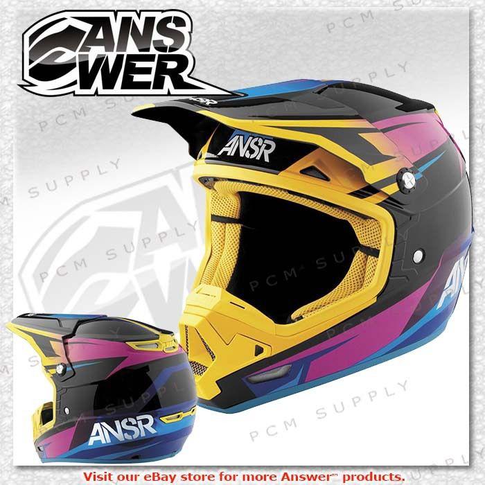 Answer racing 2013 evolve spectrum offroad motocross mx atv helmet