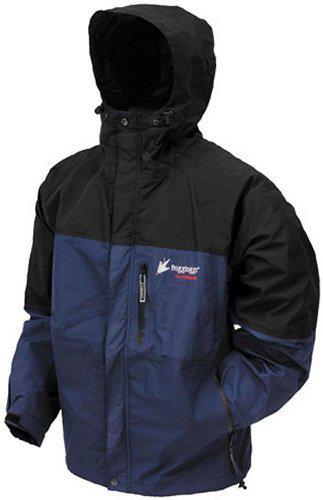 Frogg toggs toadrage rain jacket dust blue black xl/x-large nt6601-122xl