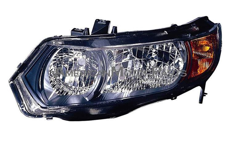 Honda civic 2dr 06 07 08 w/o 6 speed headlight lamp - l