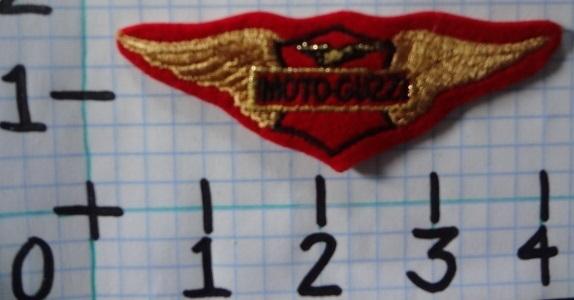 Vintage nos moto guzzi motorcycle patch from the 70's 006