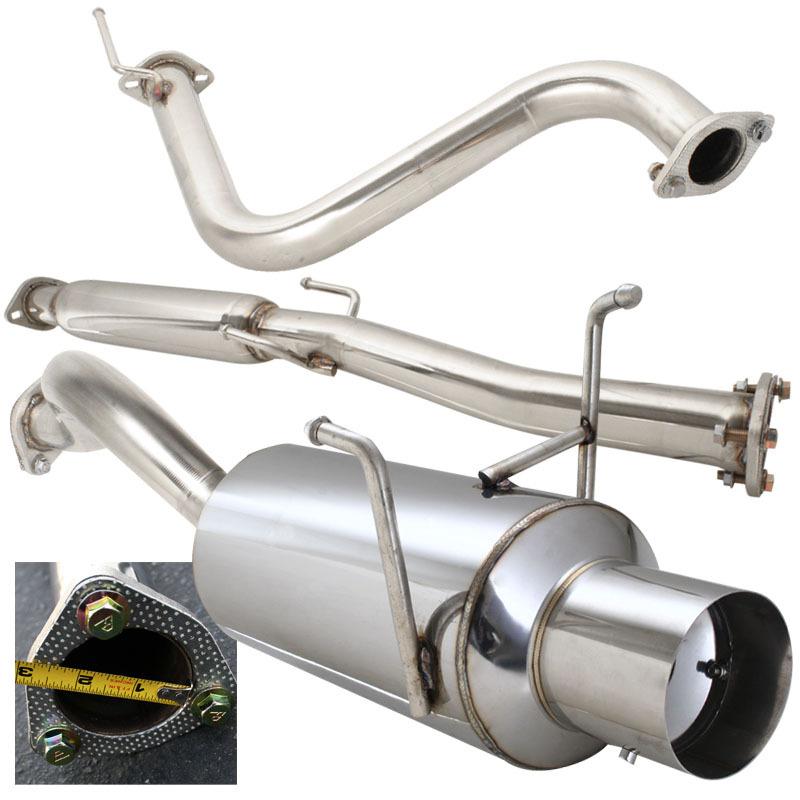 1993 1994 1995 1996 1997 honda del sol n1 4" catback exhaust