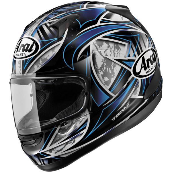 Arai signet-q flash motorcycle helmet