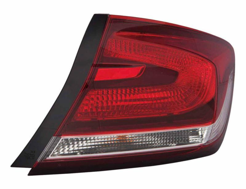 Civic 2013 4 door right passenger outer taillight tail light rear lamp