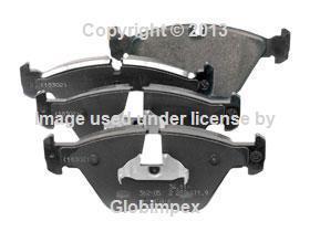 Bmw genuine front brake pad pads e46 m3 1999 - 2005 oem + 1 year warranty