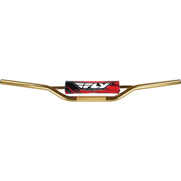 Gold mini fly racing aluma-steel handlebar