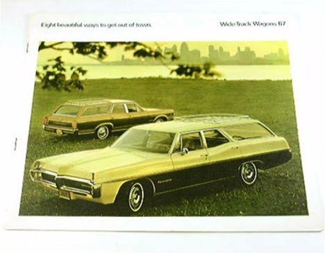 1967 67 pontiac station wagon brochure tempest catalina